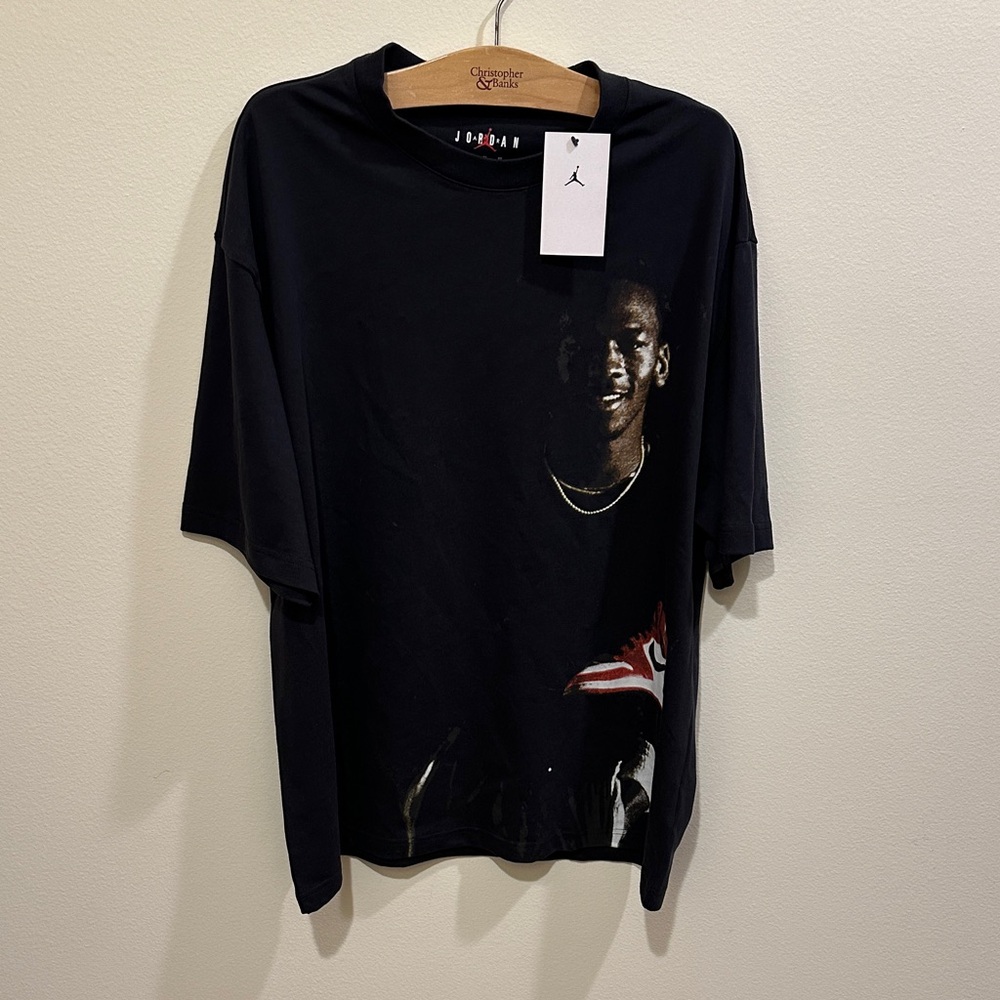 Jordan Black Graphic Tee